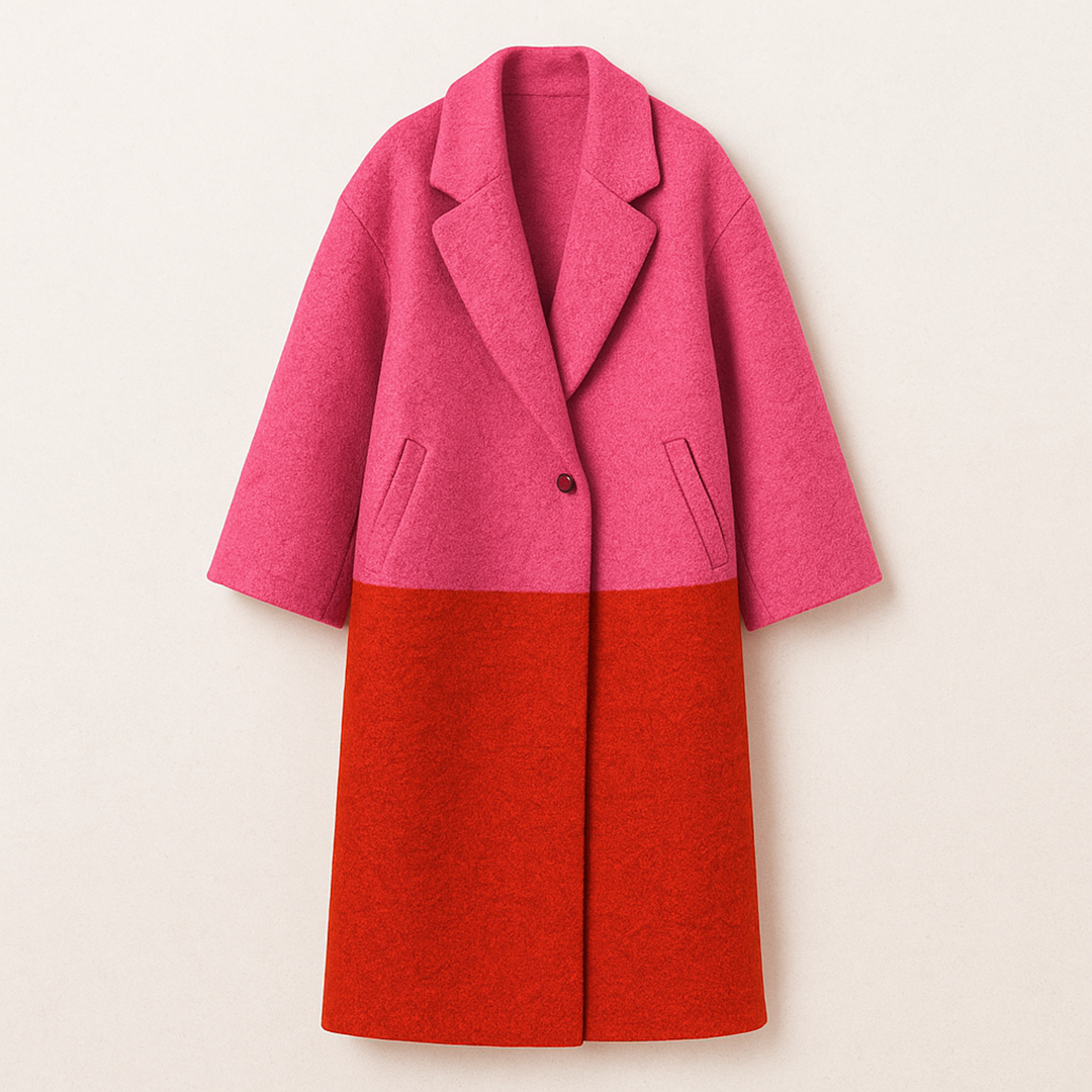 Damski Jesienny Długi Płaszcz Trencz | Codzienny