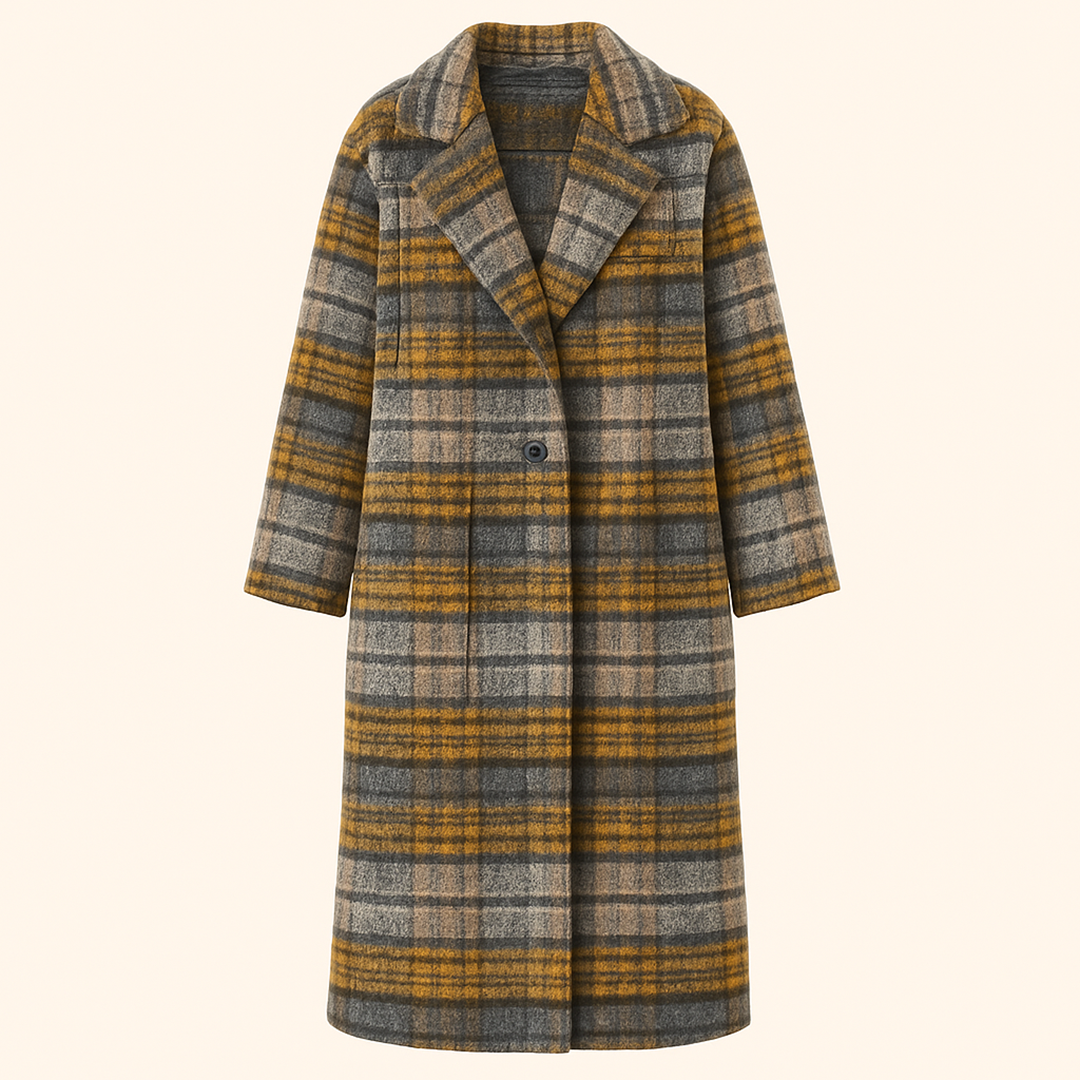 Damski Jesienny Długi Płaszcz Trencz | Codzienny