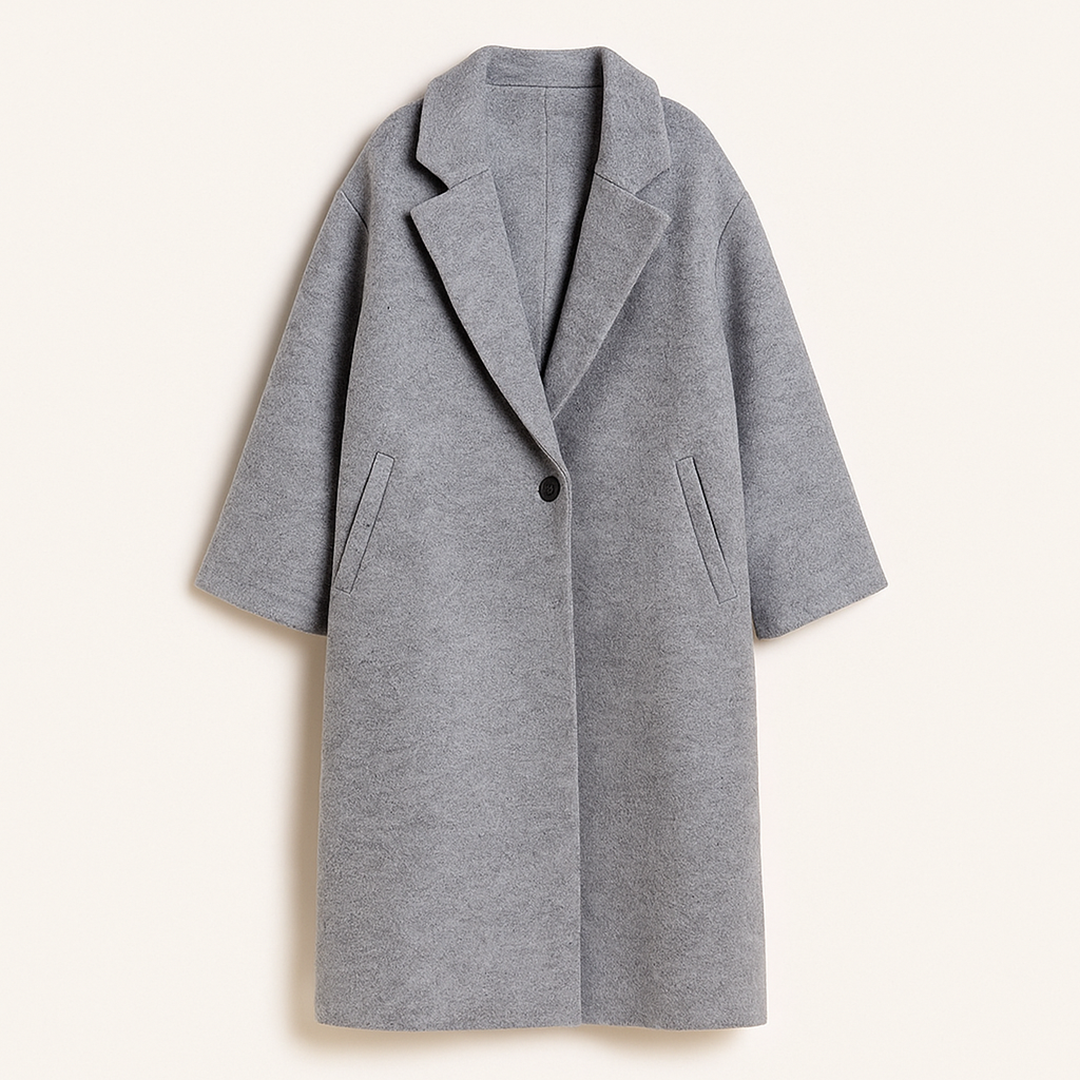 Damski Jesienny Długi Płaszcz Trencz | Codzienny