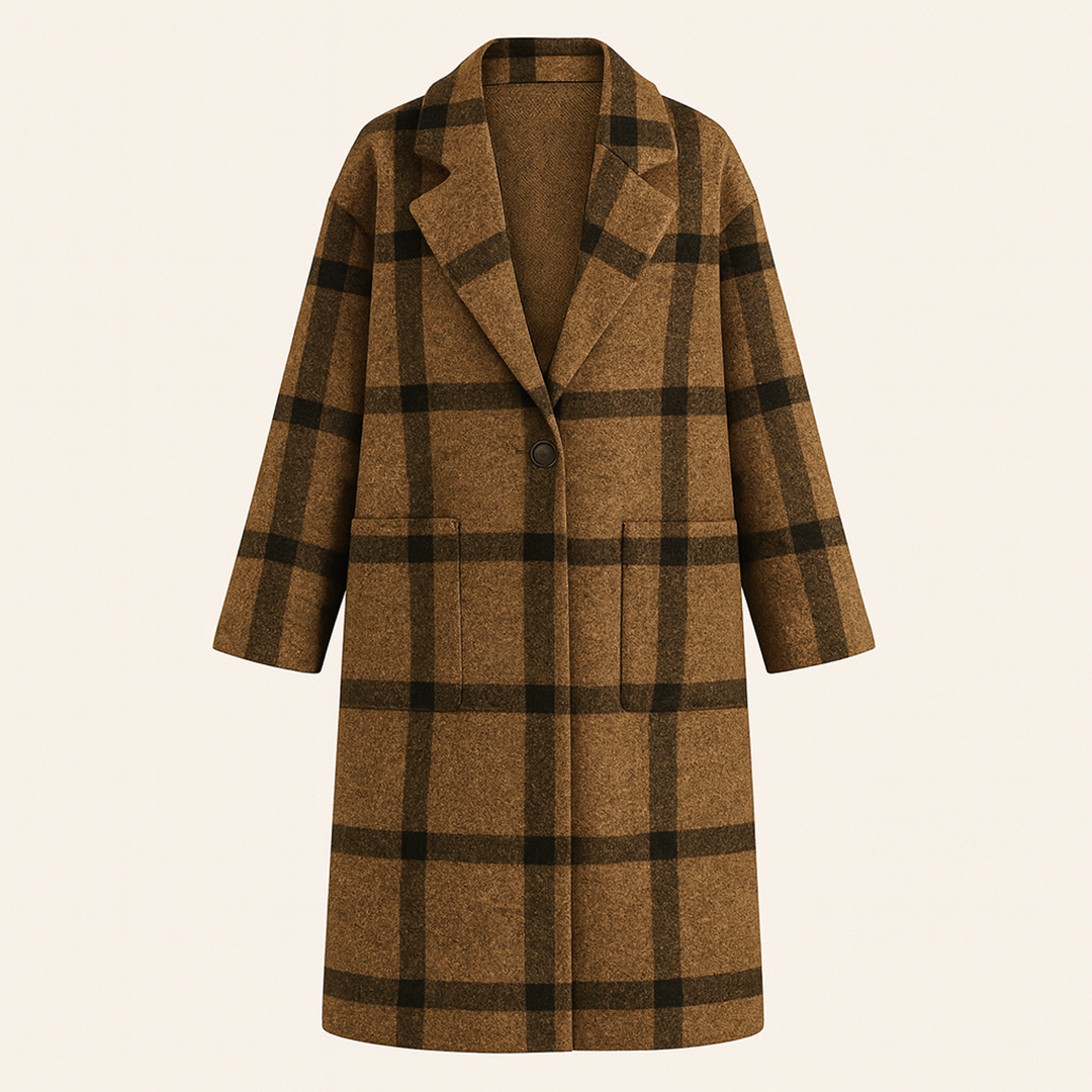 Damski Jesienny Długi Płaszcz Trencz | Codzienny