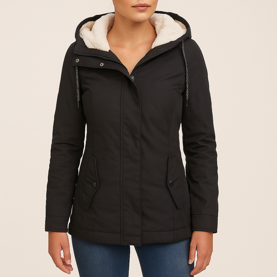 Damska Kurtka Przeciwdeszczowa Z Długim Rękawem | Zima