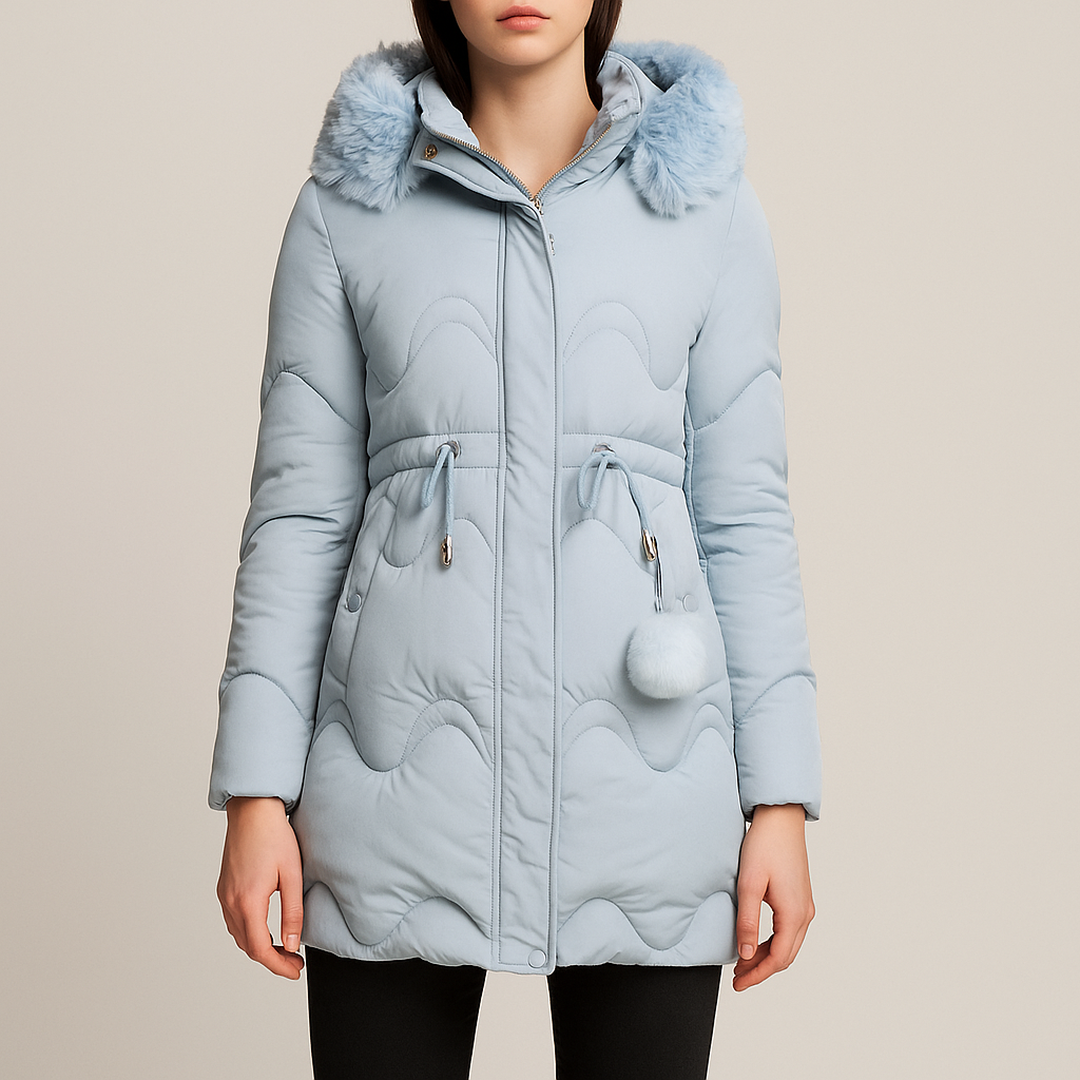 Damska Parka | Z Futrzanym Kapturem