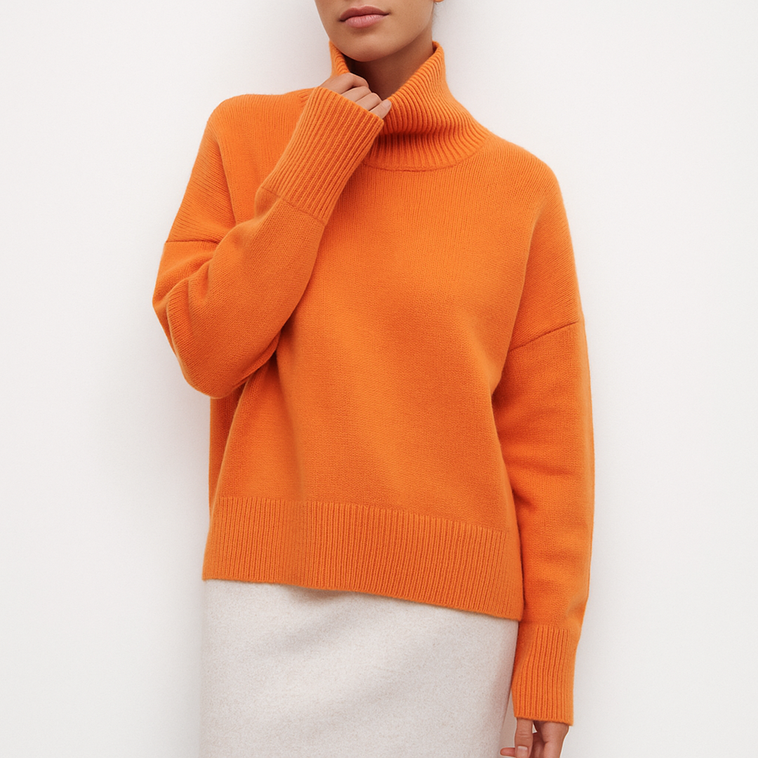 Damski Casualowy Długi Sweter | Golf