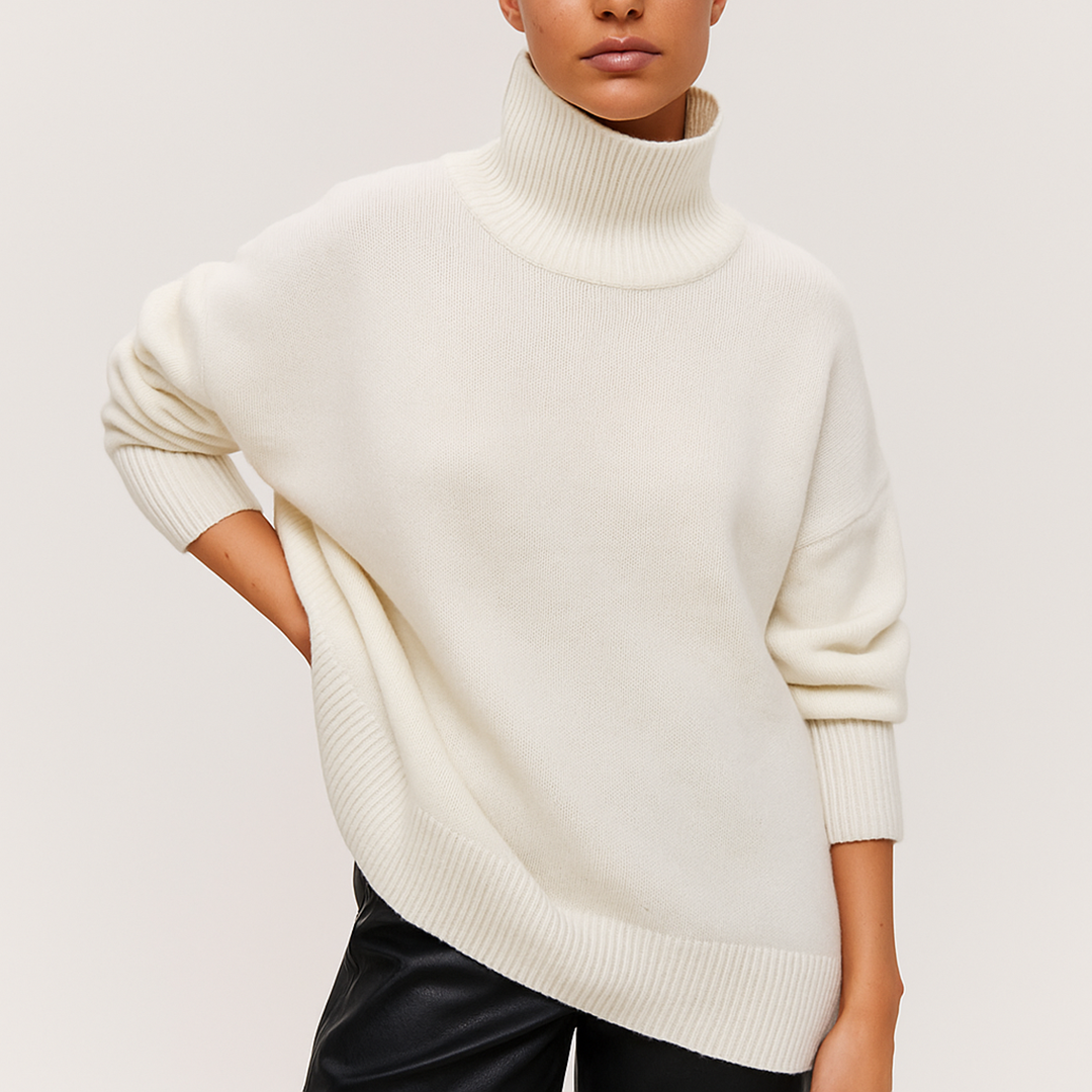 Damski Casualowy Długi Sweter | Golf