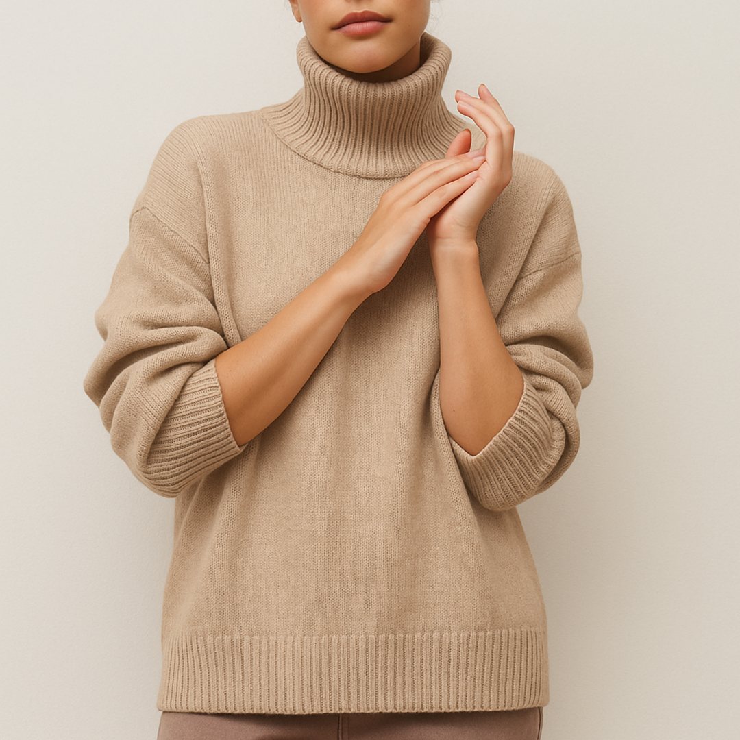 Damski Casualowy Długi Sweter | Golf