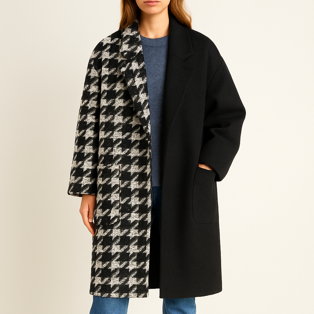 Damski Długi Casualowy Płaszcz | Jesień