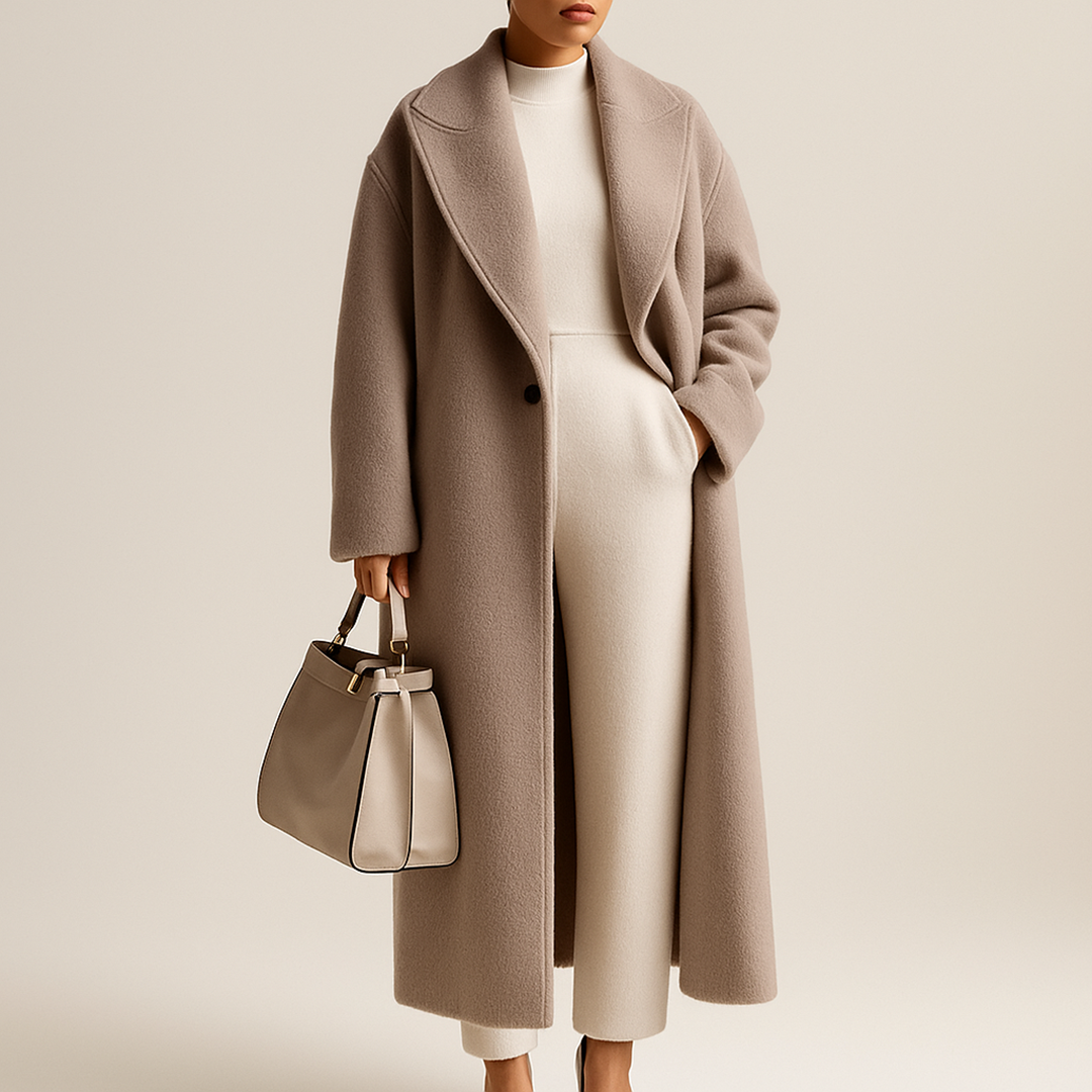 Damski Długi Casualowy Płaszcz | Oversize