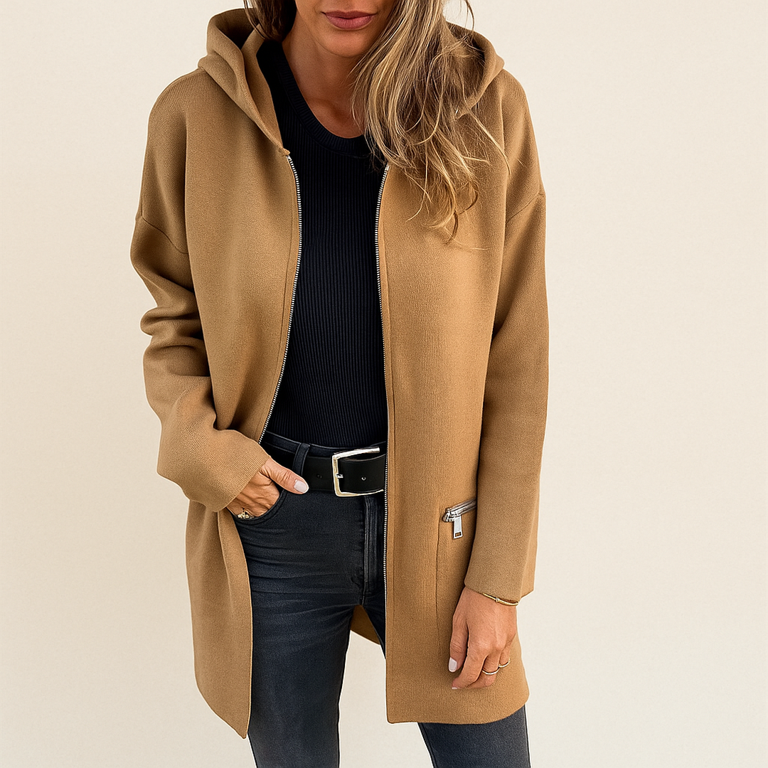 Damski Długi Kardigan | Jednolity