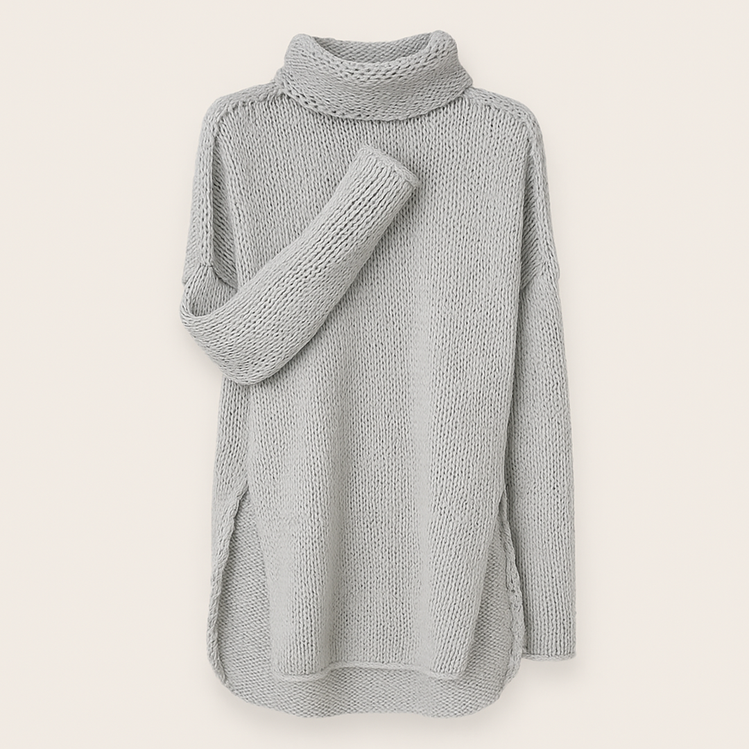 Damski Długi Zimowy Golf | Casual