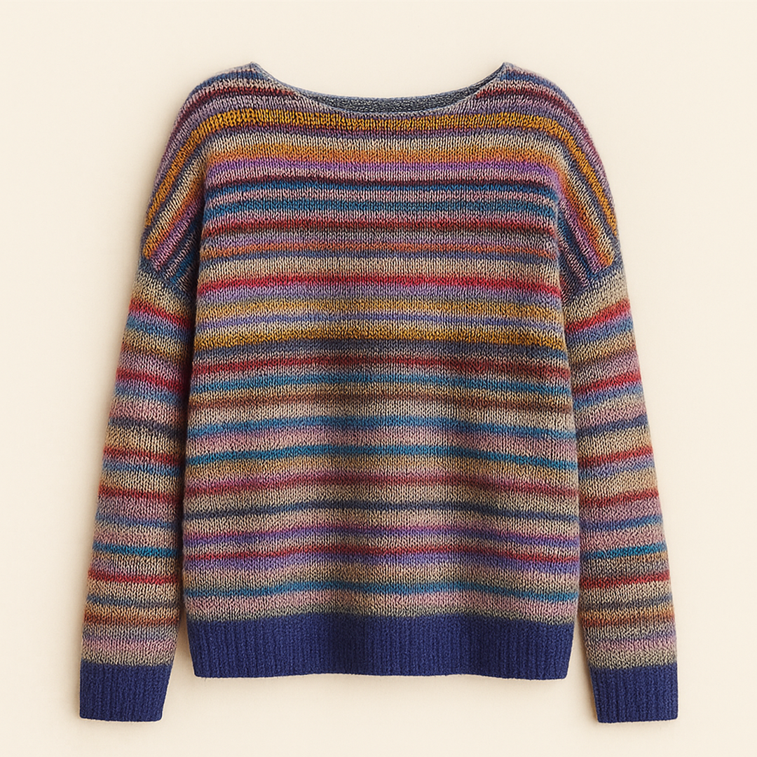 Damski Jesienny Sweter Dzianinowy | Długi Rękaw