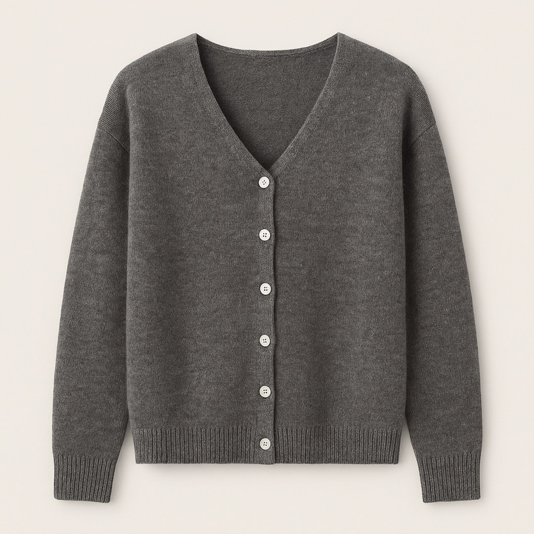 Damski Kardigan Z Guzikiem | Zima