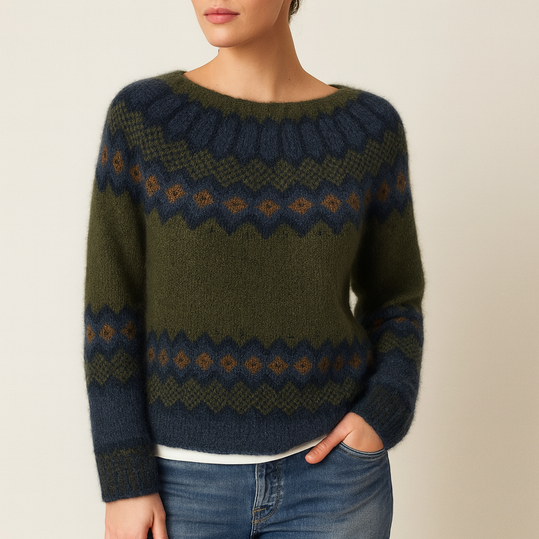 Damski Sweter Z Długim Rękawem | Dzianinowy