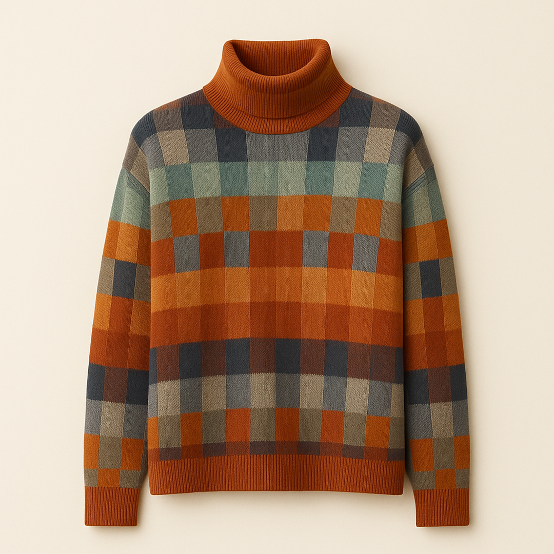 Damski Zimowy Golf | Wielokolorowy