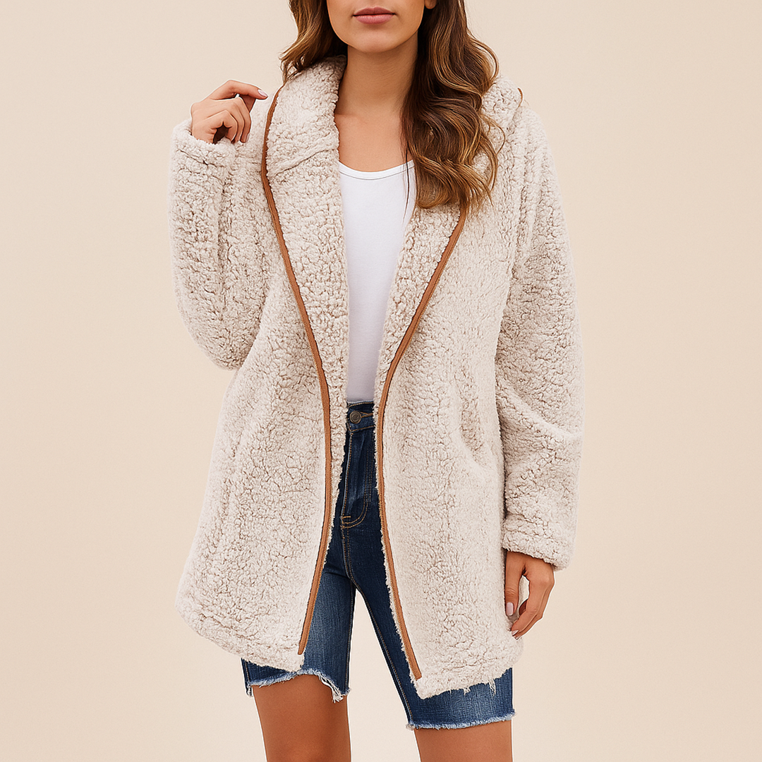 Damski Zimowy Kardigan | Długi