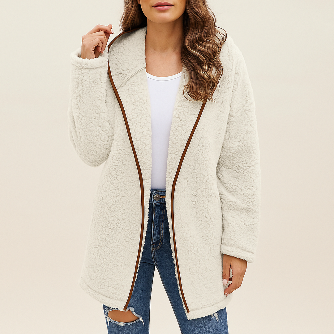 Damski Zimowy Kardigan | Długi