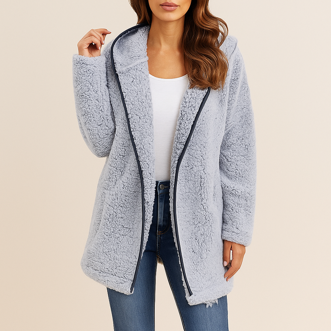 Damski Zimowy Kardigan | Długi