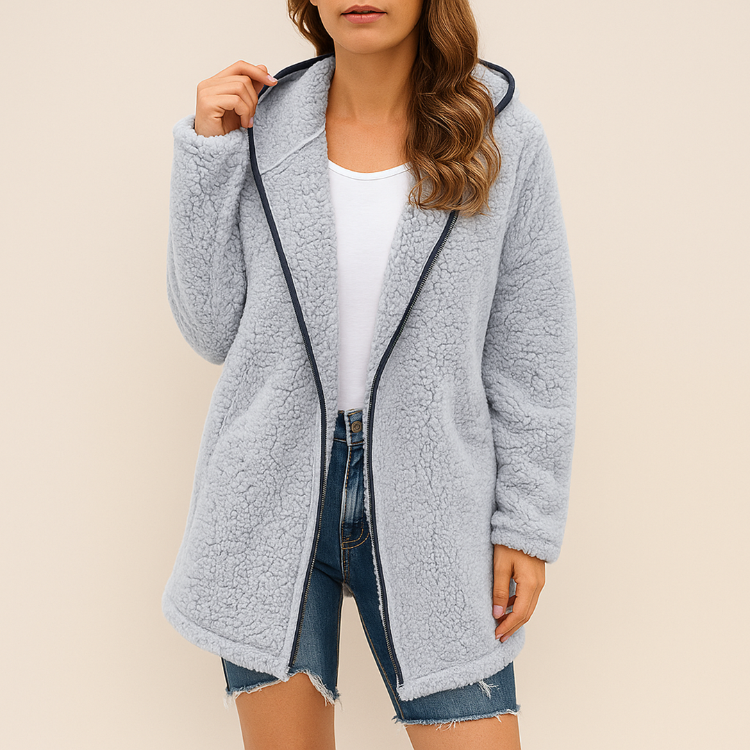 Damski Zimowy Kardigan | Długi