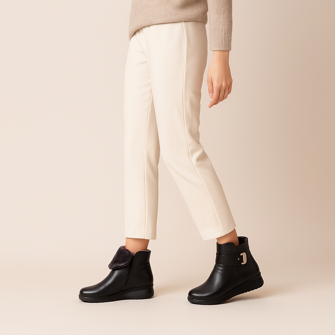 Damskie Botki | Z Klamrą