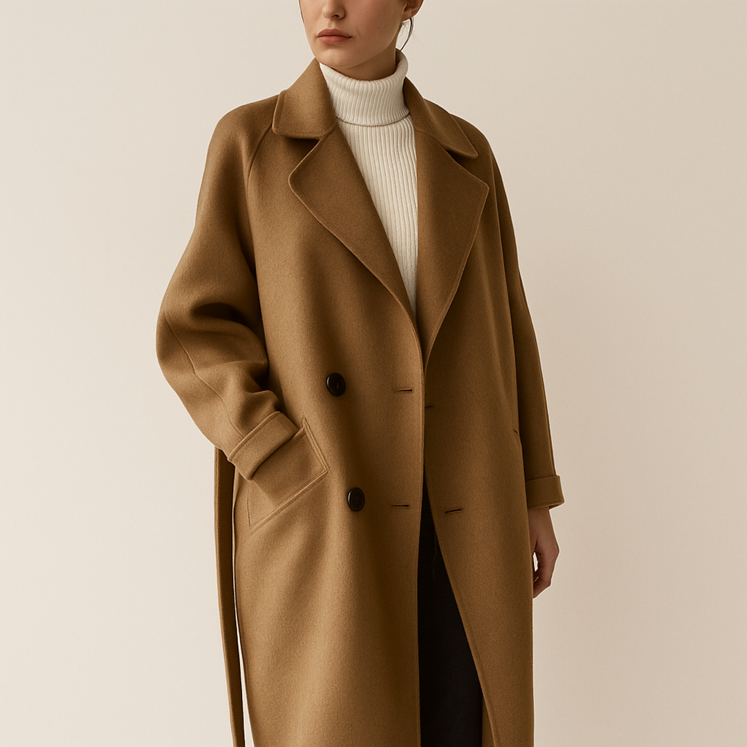 Długi Płaszcz Dla Kobiet | Z Paskiem