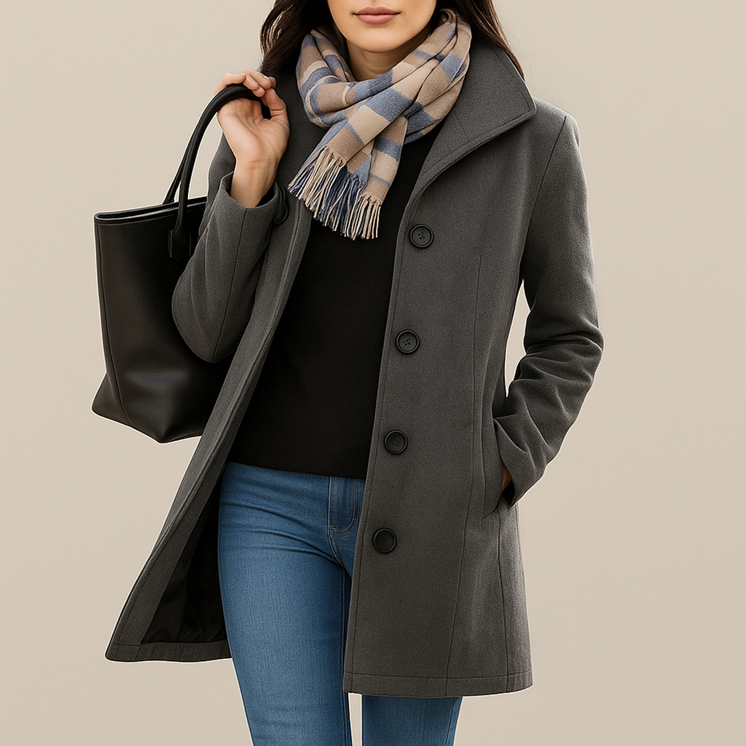 Długi Trencz Dla Kobiet | Zima