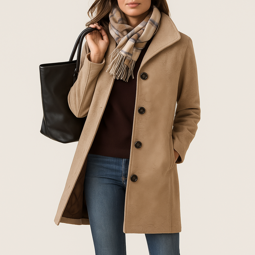 Długi Trencz Dla Kobiet | Zima