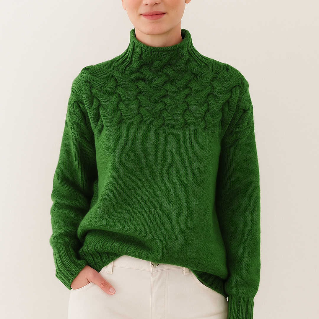 Dzianinowy Golf Dla Kobiet | Stylowy