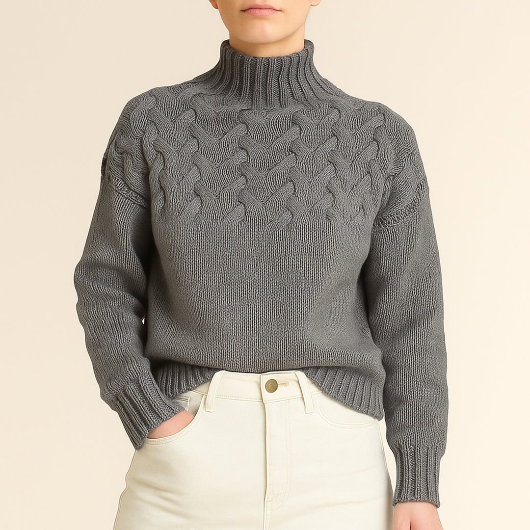 Dzianinowy Golf Dla Kobiet | Stylowy