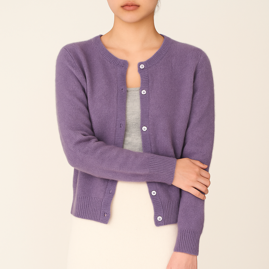 Dzianinowy Kardigan Dla Kobiet | Długi Rękaw