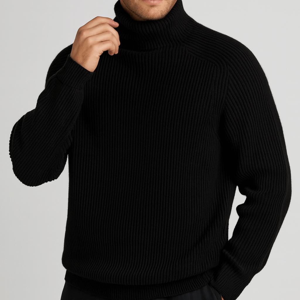 Elegancki golf z kaszmiru dla maksymalnego komfortu dla mężczyzn