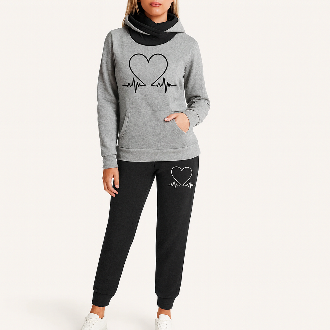 Stylowy Damski Komplet Do Joggingu | Długi Rękaw