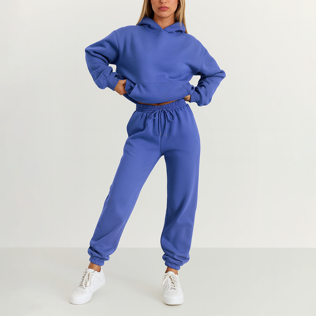 Dwuczęściowy Domowy Zestaw Dla Kobiet | Długi Rękaw