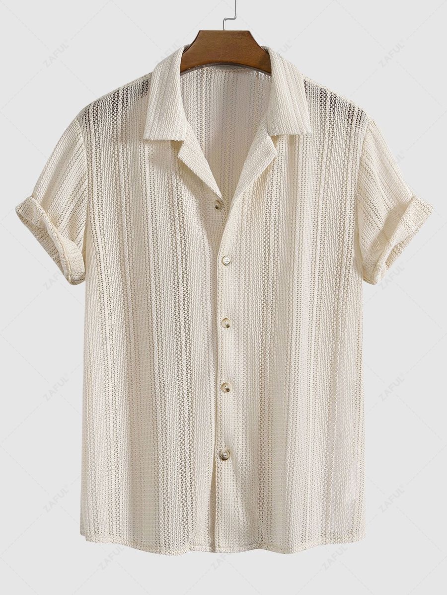 Komplet zestawy dzianinowej ażurowej koszuli i spodni ze ściągaczem