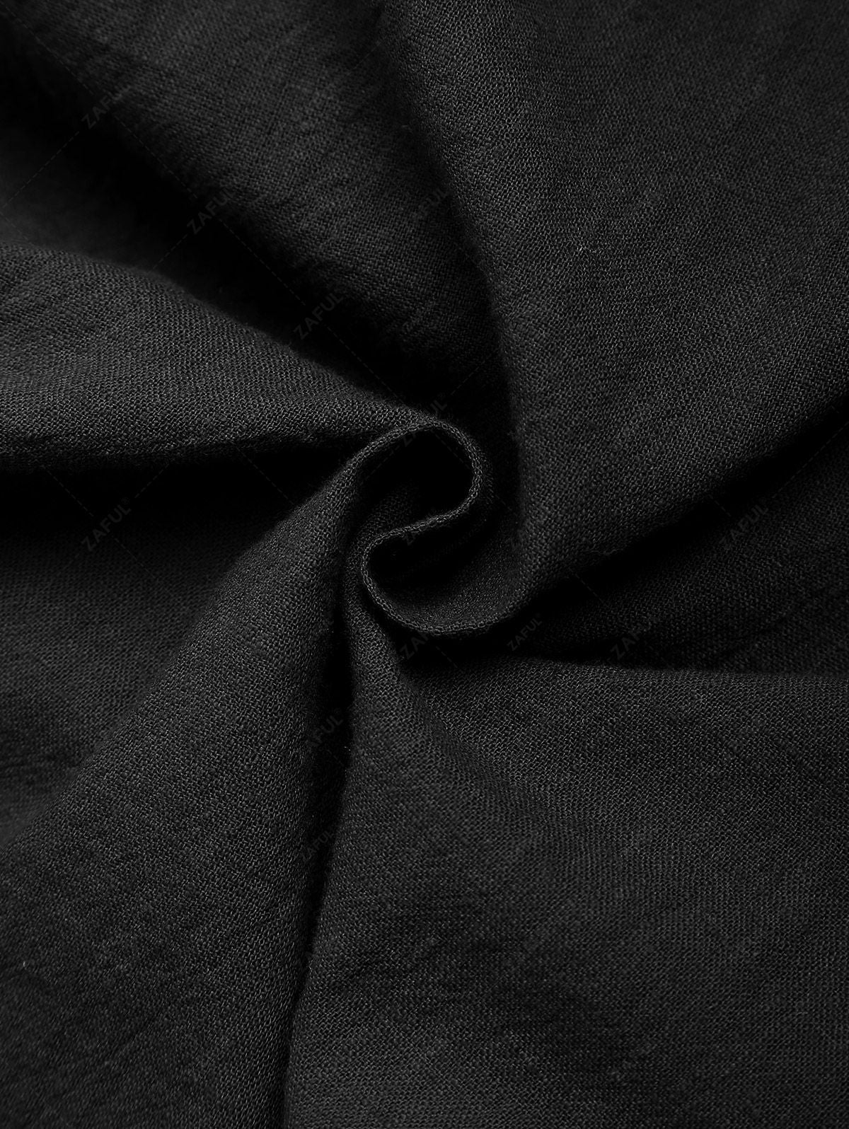 Koszula z krótkim rękawem i teksturą żakardową oraz proste spodnie zestawy