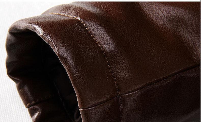 Kurtka skórzana w stylu western dla mężczyzn – dopasowana wodoodporna modna