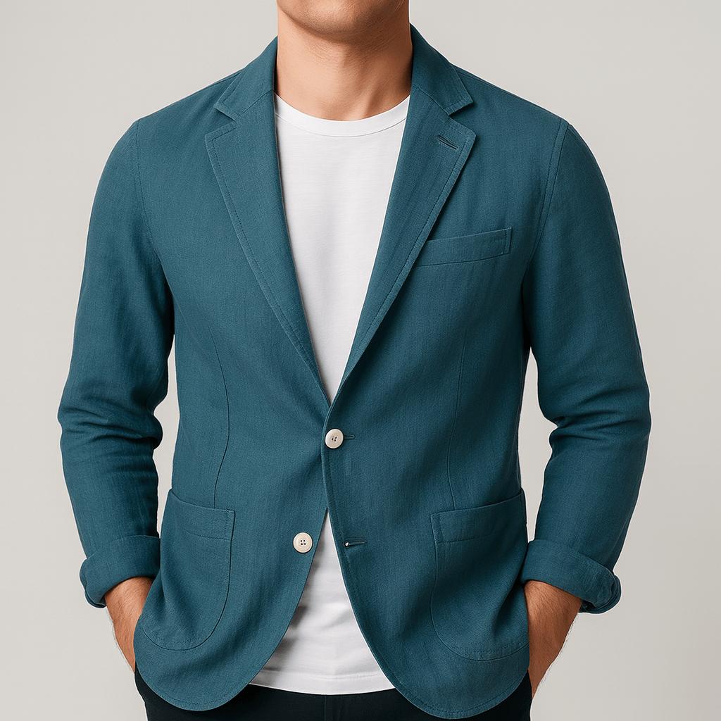 Lekka i przewiewna kurtka męska o wszechstronnym komforcie i ponadczasowym wyglądzie