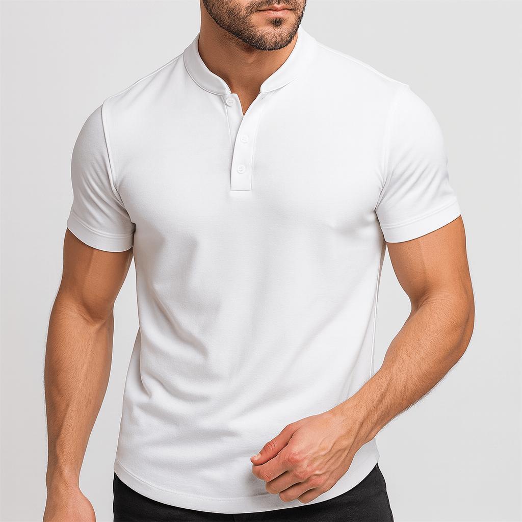 Letnia, stylowa koszulka polo o dopasowanym kroju dla mężczyzn