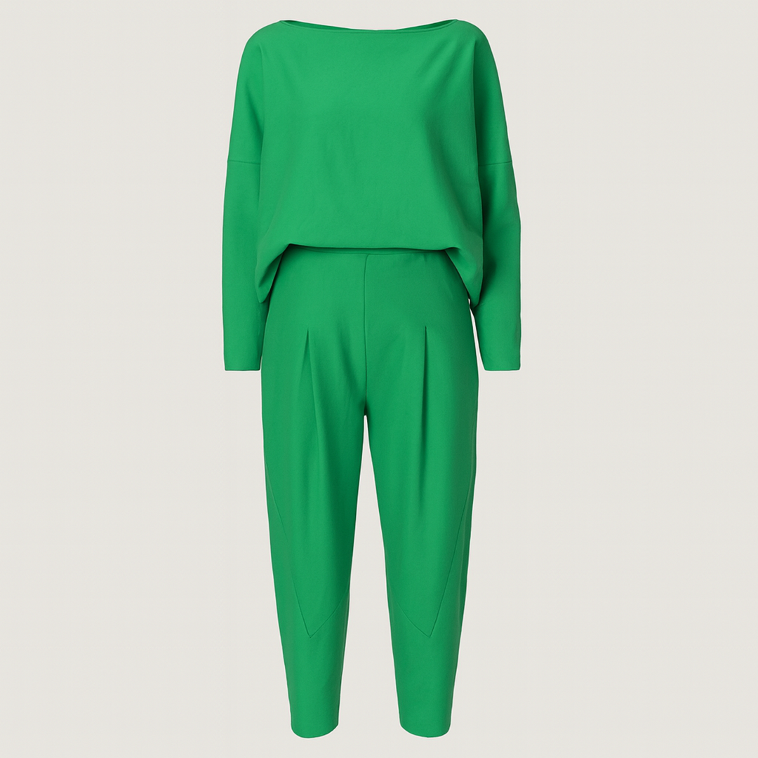 Damski Zestaw Top I Spodnie Haremki | Długi Rękaw