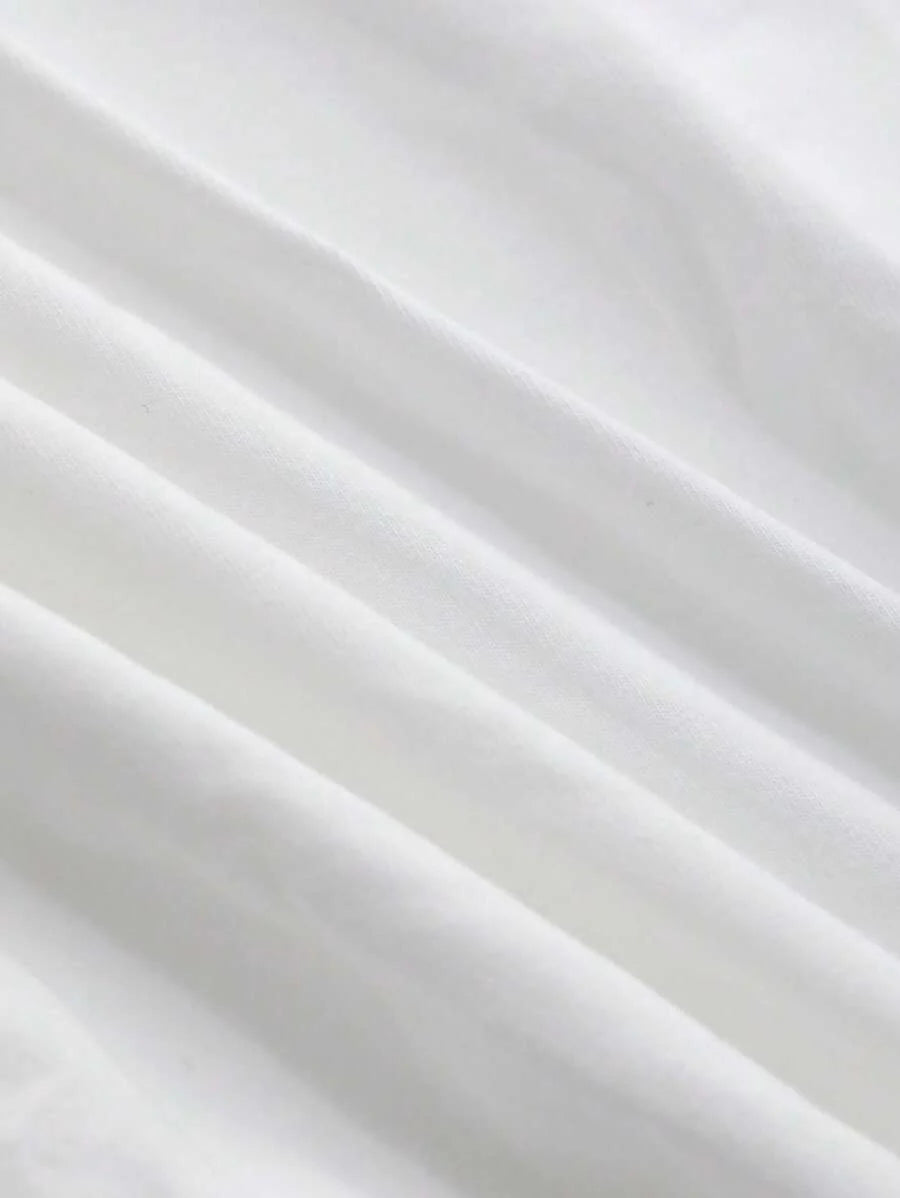 Bawełniana koszulka z raglanowymi rękawami i dopasowanym krojem