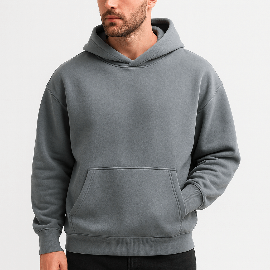 Bluza z kapturem z miękkiego materiału