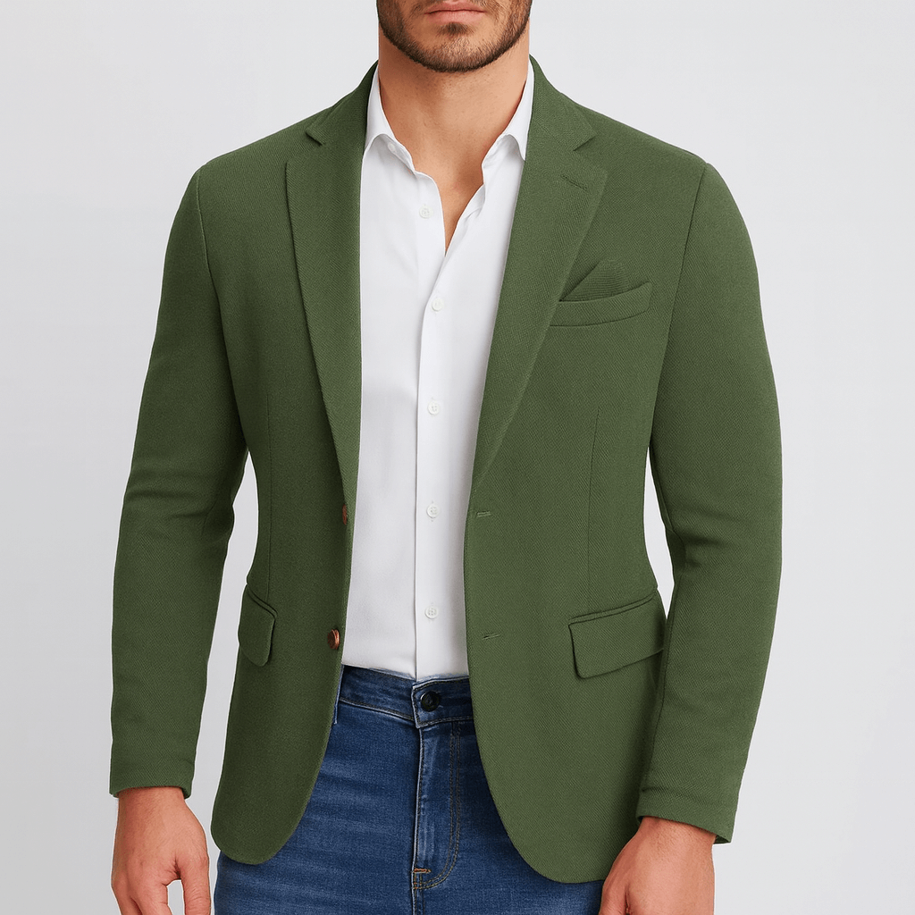 Casualowa dzianinowa marynarka