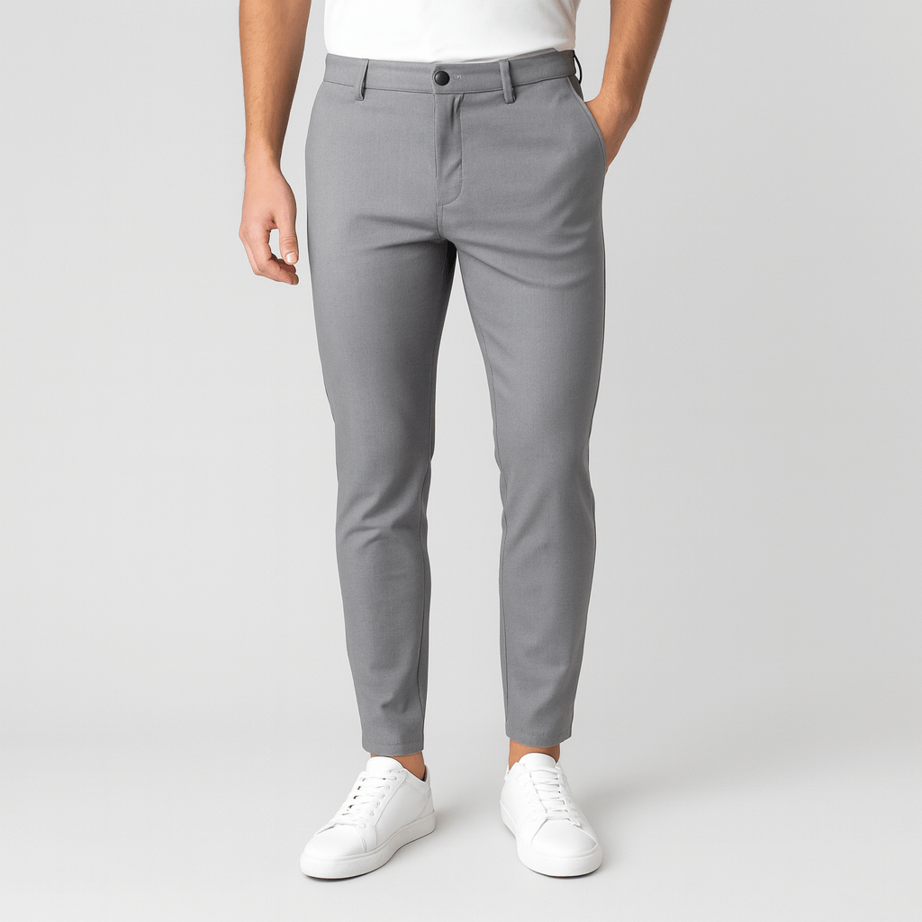 Elastyczne spodnie o dopasowanym kroju i nowoczesnym kroju