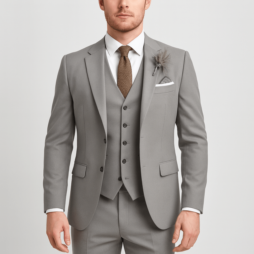 Elegancki 3-częściowy komplet męski