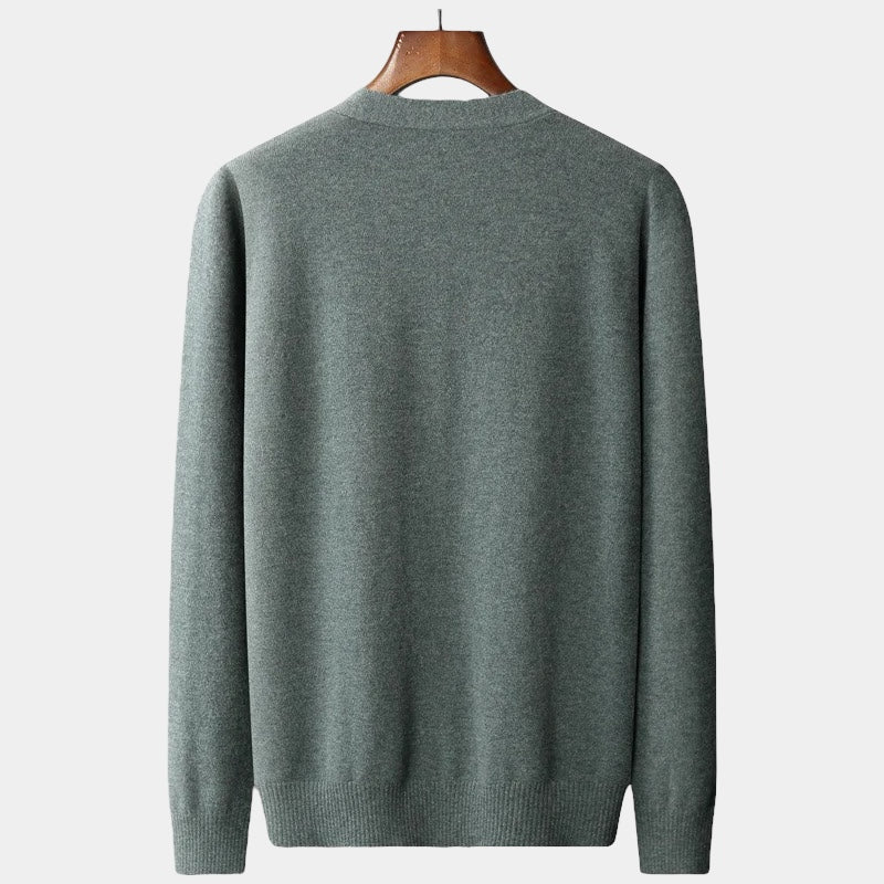 Elegancki kardigan z wełny merynosów