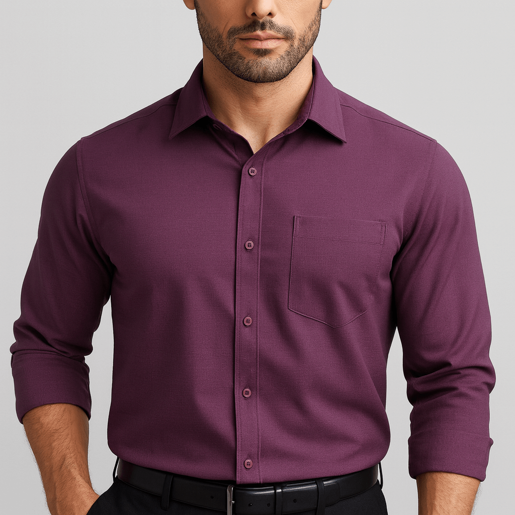 Koszula biznesowa formalna o regularnym kroju