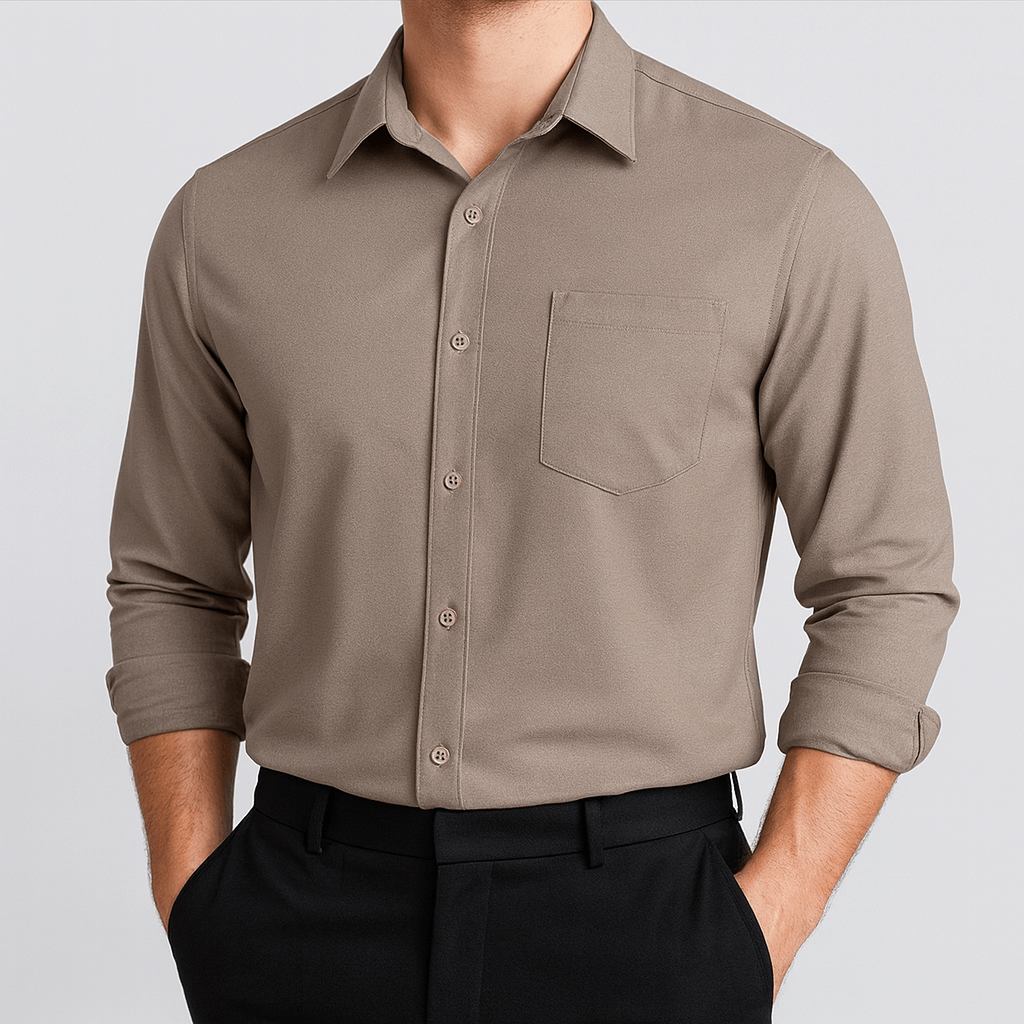 Koszula biznesowa formalna o regularnym kroju