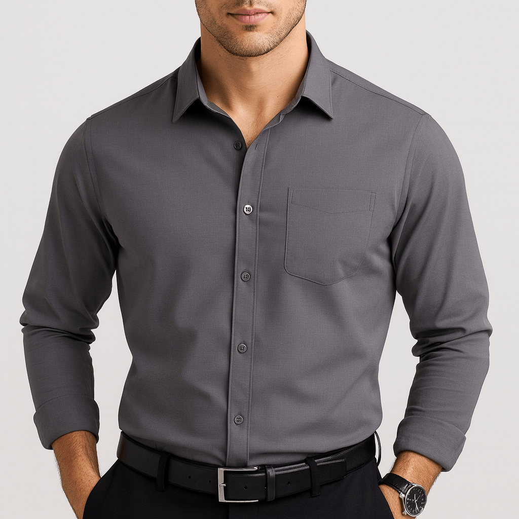 Koszula biznesowa formalna o regularnym kroju