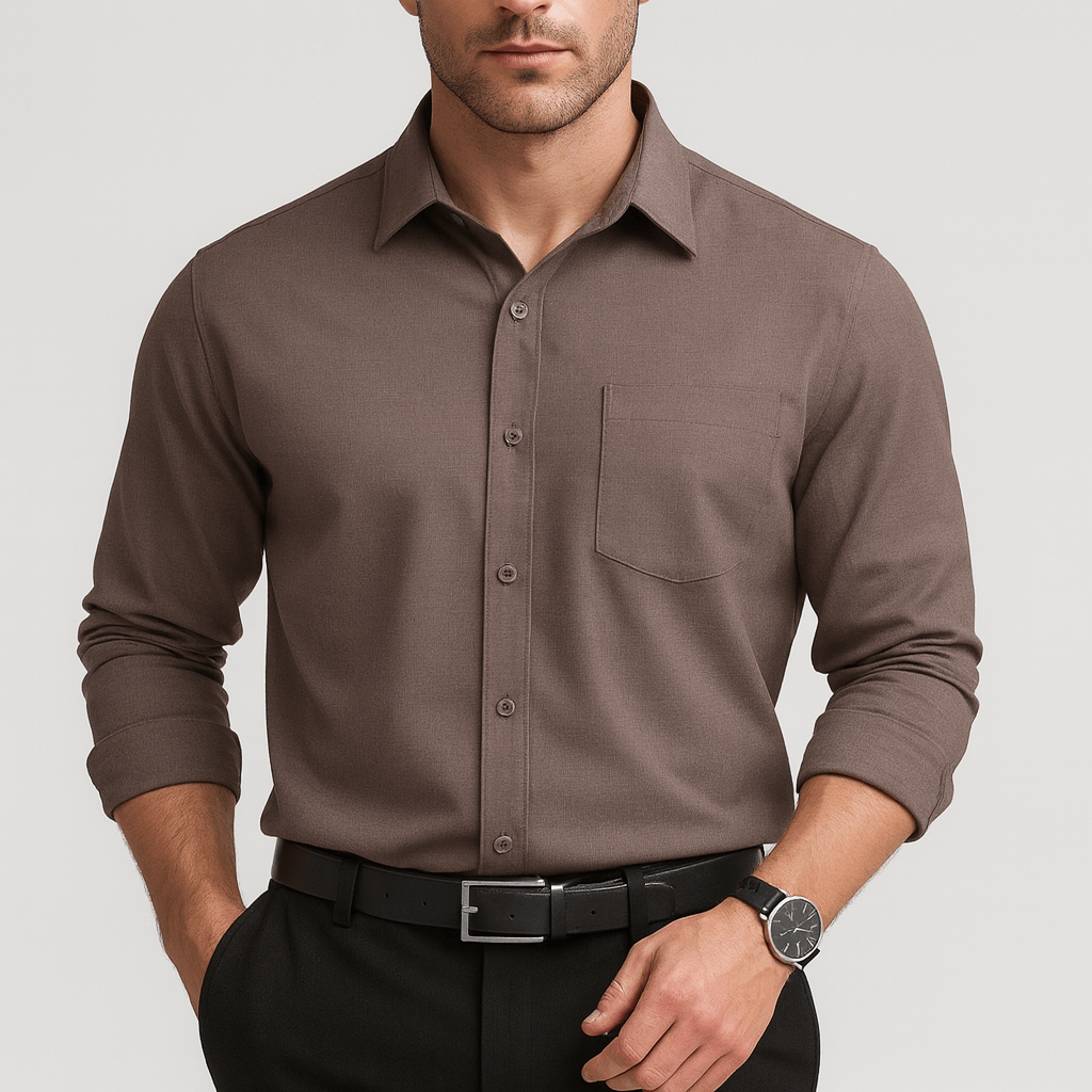 Koszula biznesowa formalna o regularnym kroju