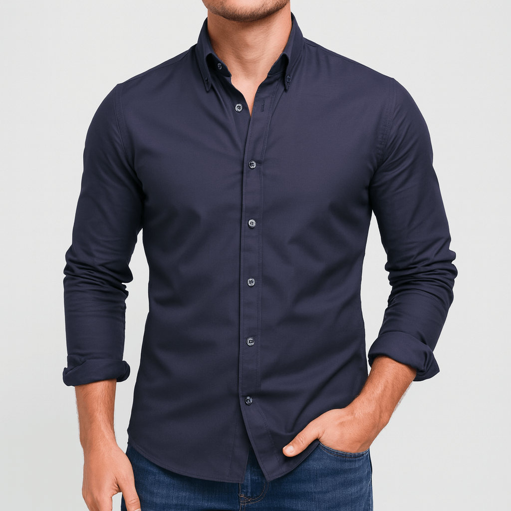 Koszula formalna z ukrytym zamkiem