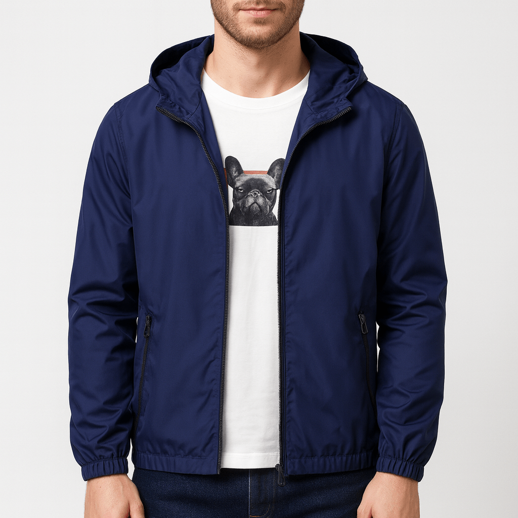 Lekka, wodoodporna kurtka wiatrówka