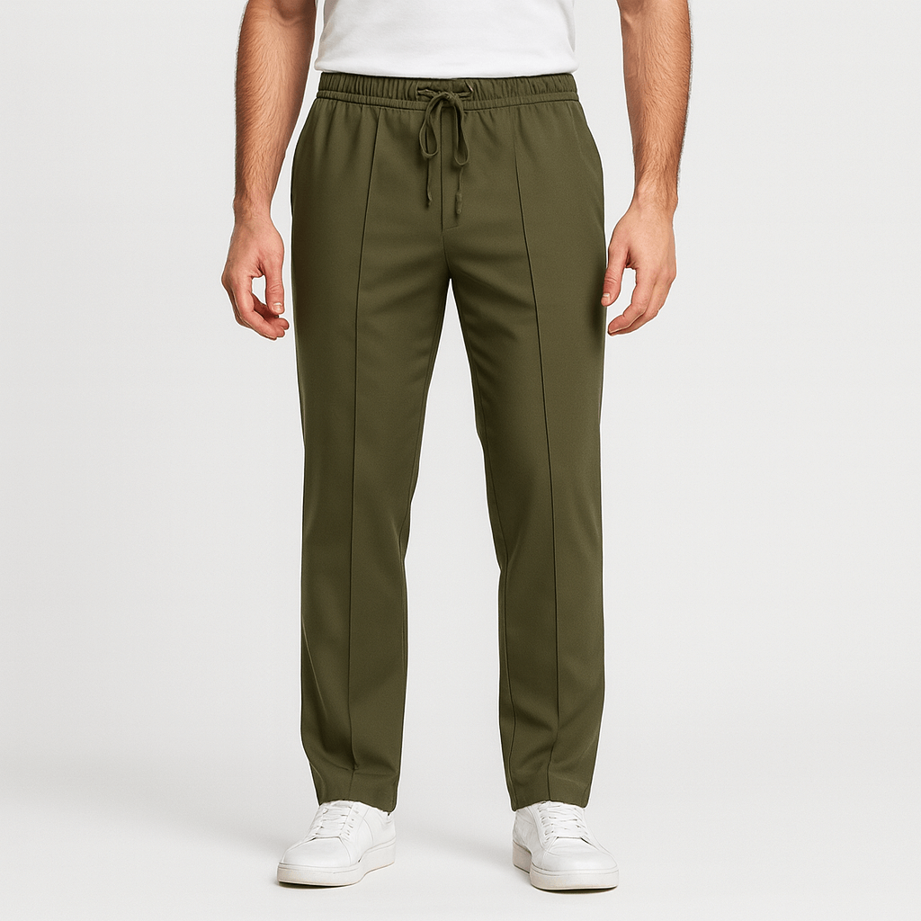Lekkie spodnie dresowe z prostymi nogawkami